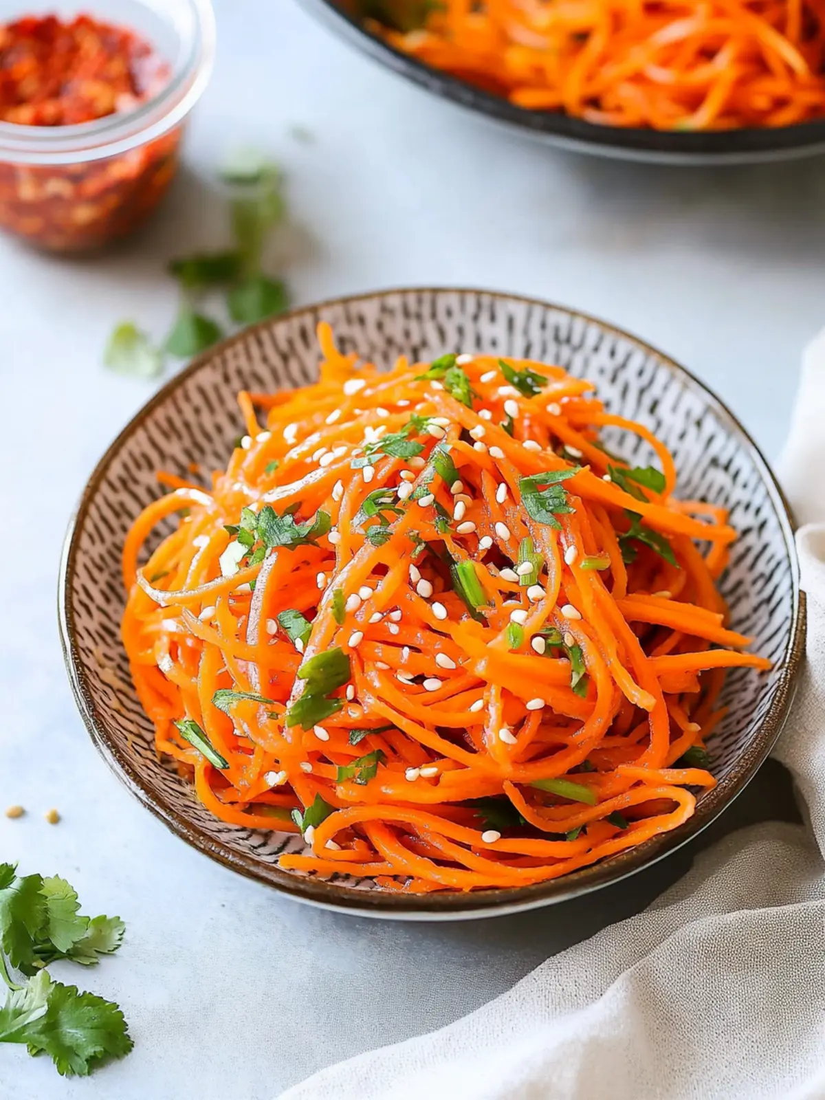 Korean Carrot Salad (Koreiskaya Morkovka)