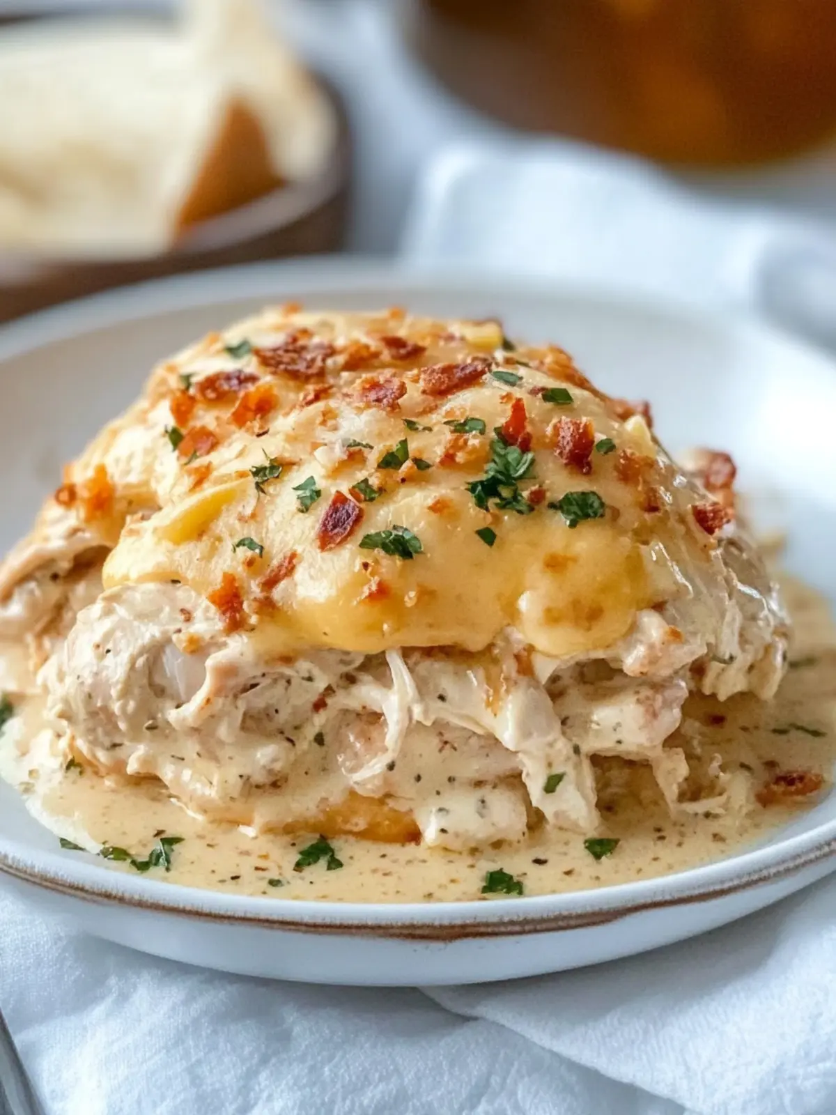 Creamy Crockpot Crack Chicken