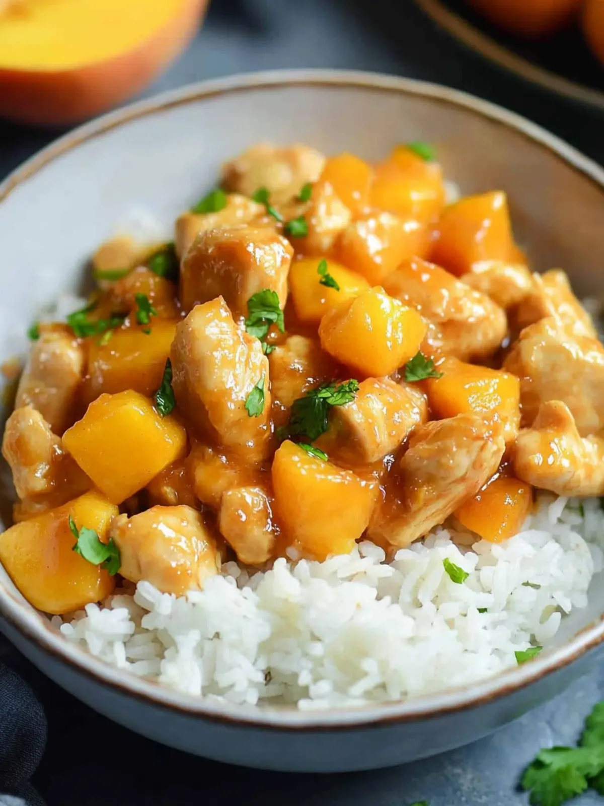 Mango Chicken and Rice Bliss for a Flavorful Dinner Night 4 Mango Chicken and Rice