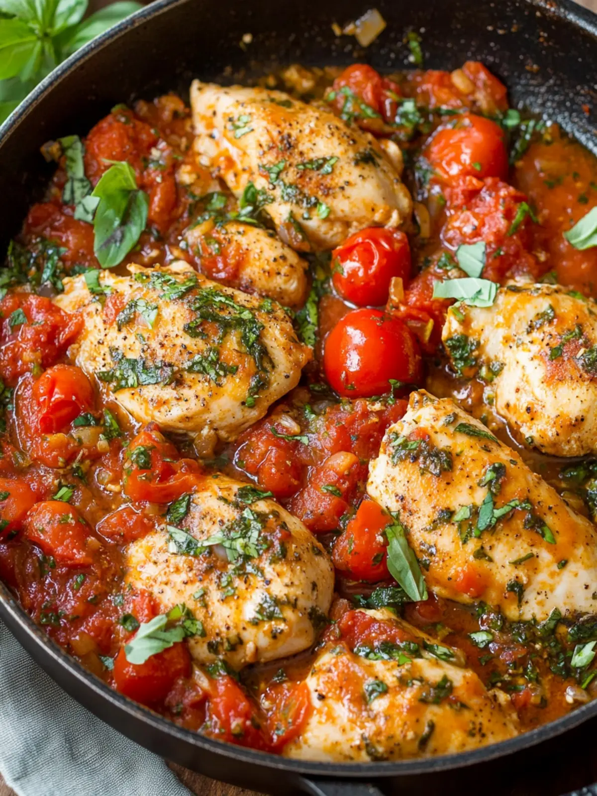 Healthy Chicken Pomodoro Skillet for a Flavorful Home Feast 4 Healthy Chicken Pomodoro Skillet