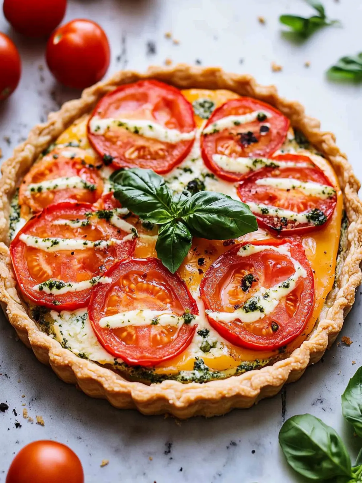 Tomato Ricotta Tart