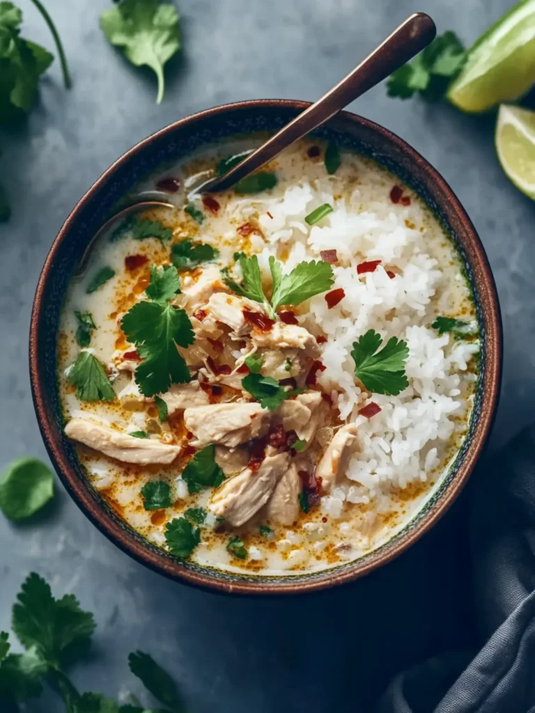 Coconut Chicken Brothy Rice