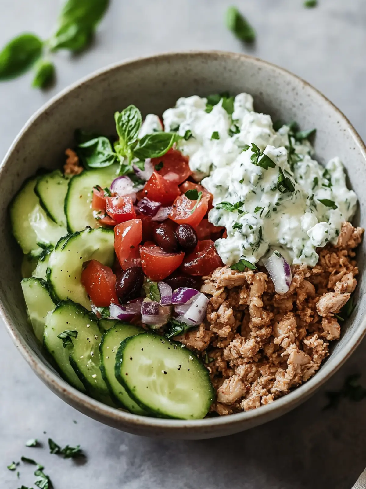 Healthy Greek Ground Chicken Bowls You’ll Love for Dinner 3 Healthy Greek Ground Chicken Bowls