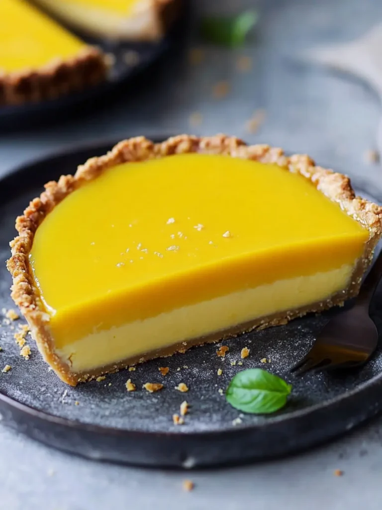 Mango Pie Recipe (Cheesecake Tart)